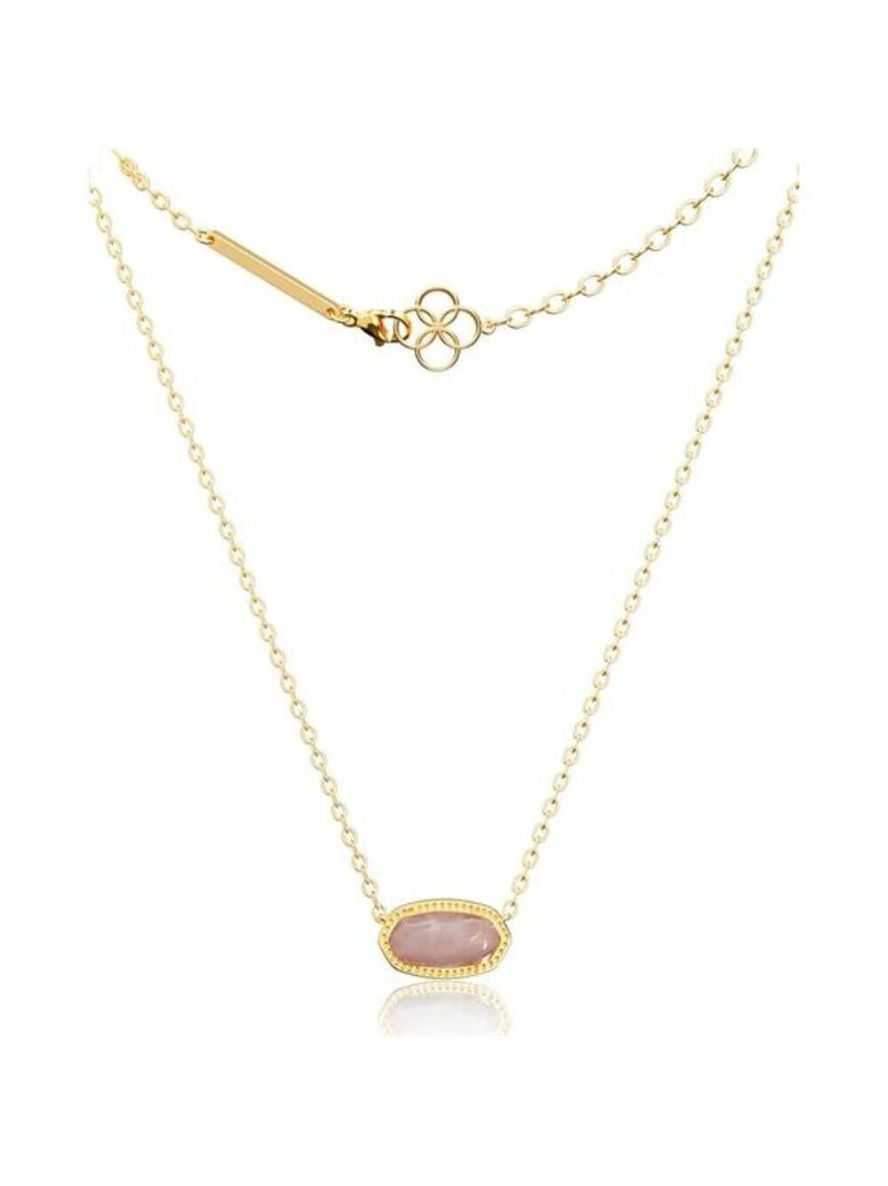 Gold Plated Pendant Necklace Women Dainty Layering Jewelry Gift Everyday Wear